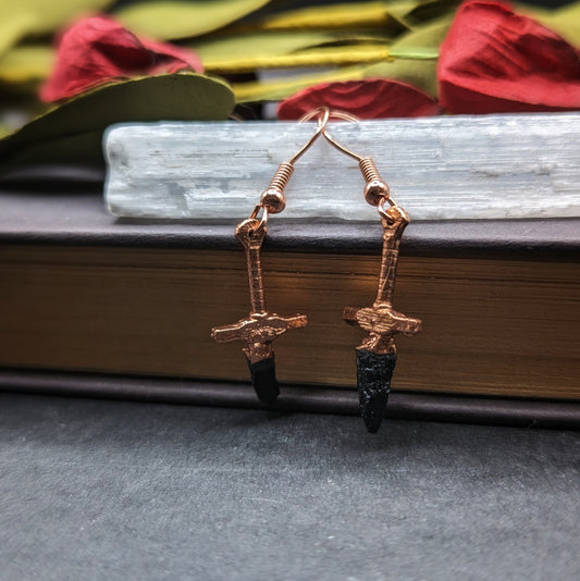 Kyanite Dagger Earrings